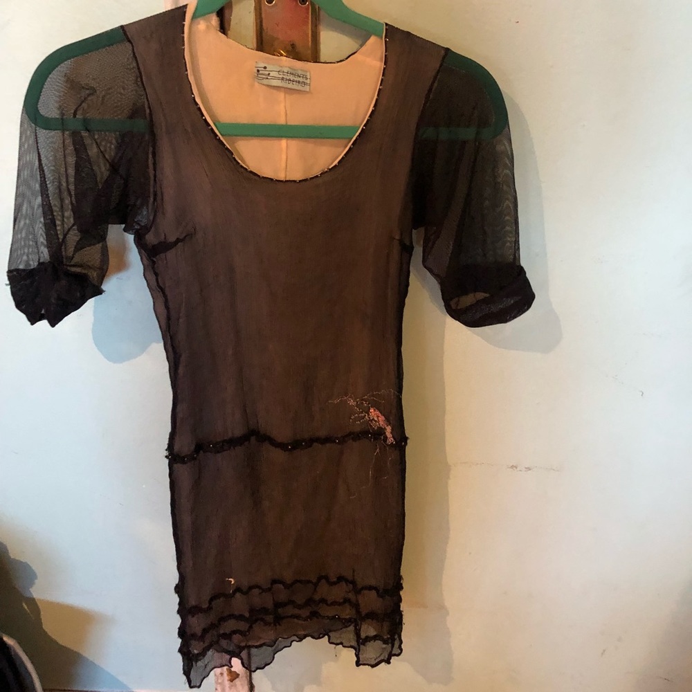 Clements Rebeiro dress in black. Slender